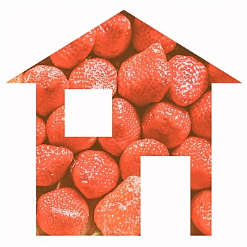 草莓,房子