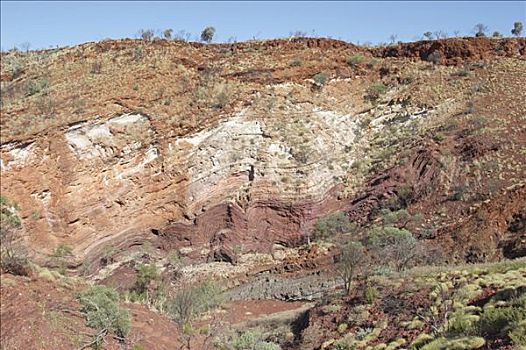 岩石构造,峡谷,区域,西澳大利亚