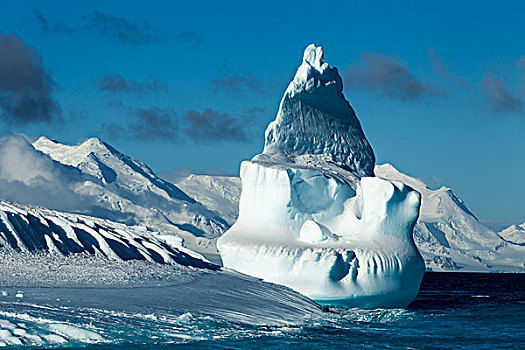 南极,欺骗岛,结冰,冰山,南设得兰群岛