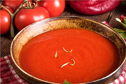 乡村,西红柿汤
