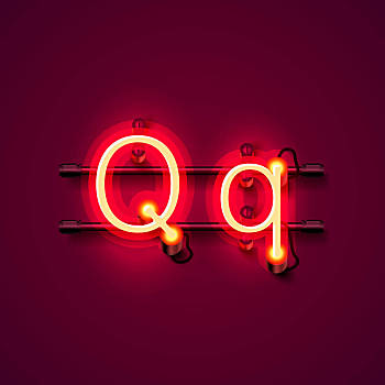 字母q艺术字体图片