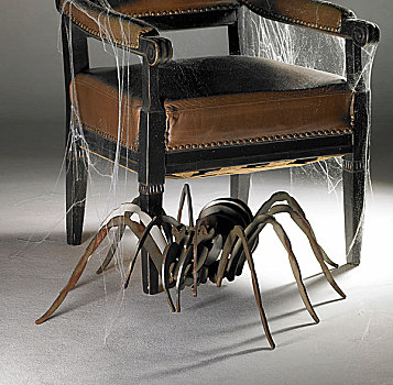 椅子,金属,蜘蛛