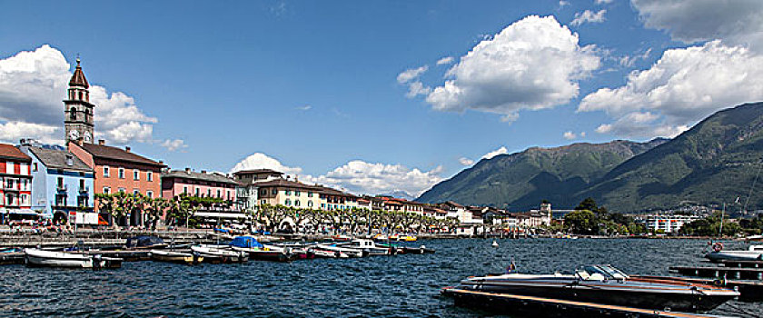 马焦雷湖,阿斯科纳,提契诺河,瑞士