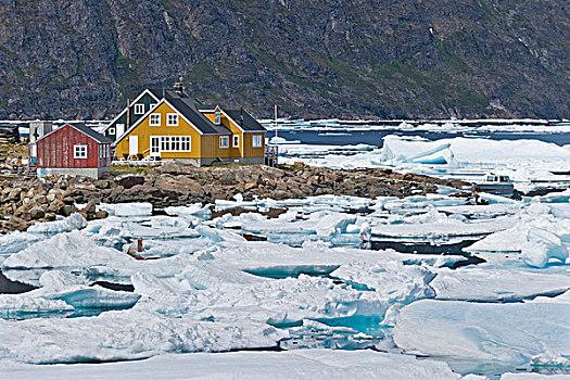 浮冰,格陵兰东部,格陵兰