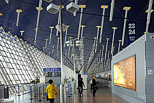 中国,上海浦东,国际机场,建筑师