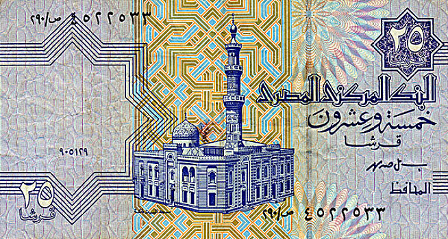 货币,埃及,图像,清真寺,2004年