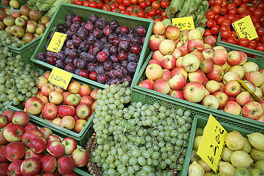 种类,水果,市场