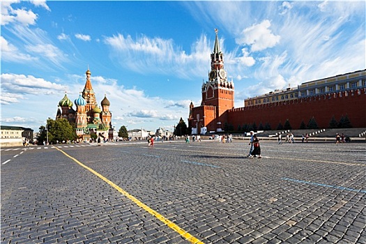 风景,红场,莫斯科
