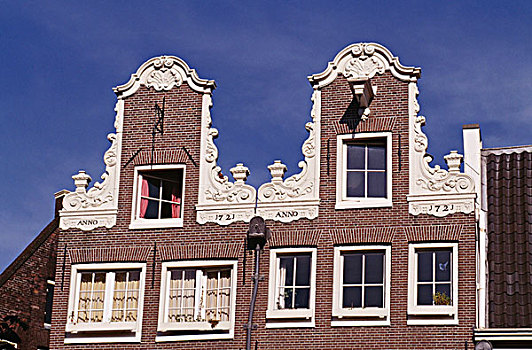 仰视,连栋别墅,阿姆斯特丹,荷兰