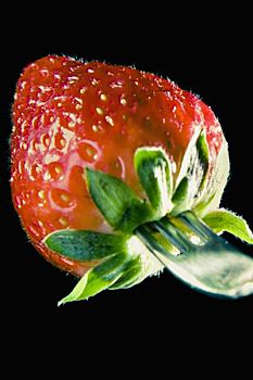 特写,草莓