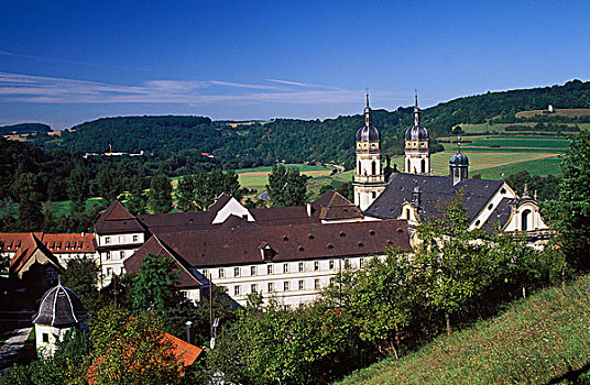 教堂,山谷,巴登符腾堡,德国,欧洲