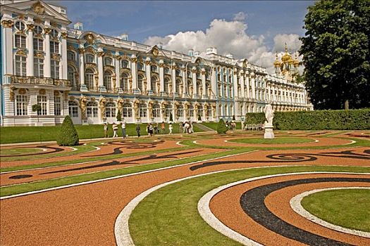 俄罗斯,彼得斯堡,威尼斯,北方,城堡,宫殿,金色,圆顶,教堂,18世纪,世纪,公园