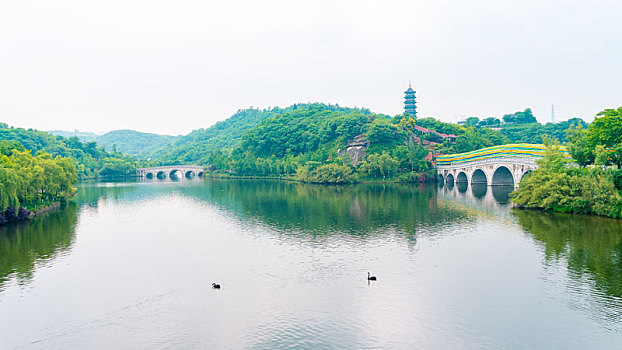 重庆园博园景区旅游风光照片