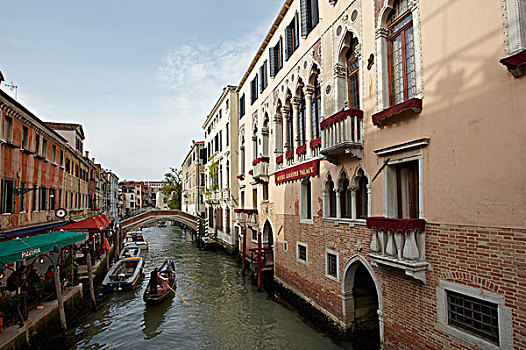运河,威尼斯,意大利,欧洲