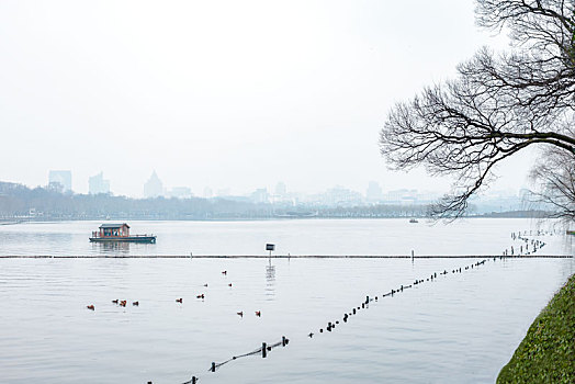 杭州西湖自然风光