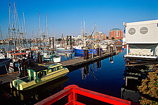 渔人码头,维多利亚,温哥华岛,不列颠哥伦比亚省,加拿大