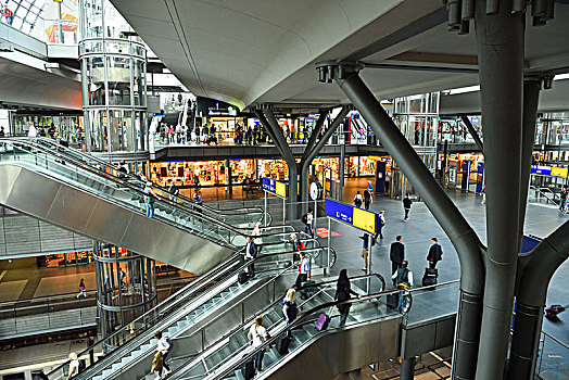 德国,柏林,地区,法兰克福火车站,枢纽站,最大,火车站,欧洲,建造,建筑师,2006年
