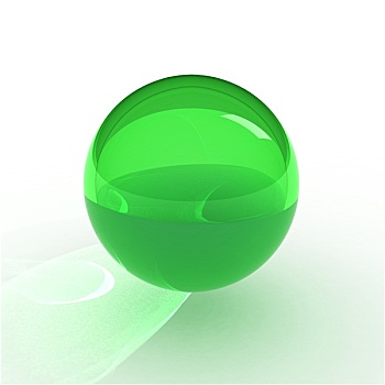 绿色,球