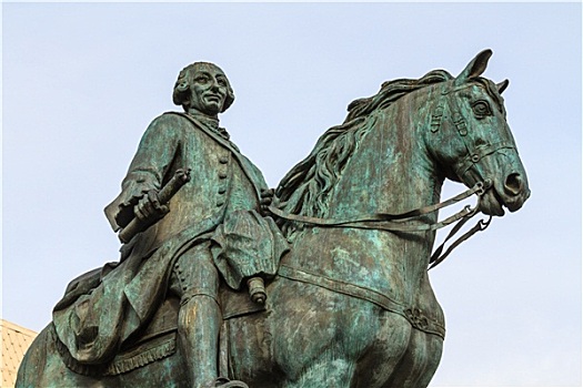 国王,骑马雕像,马德里,西班牙