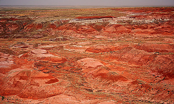 亚利桑那,涂绘,沙漠,红岩,排列
