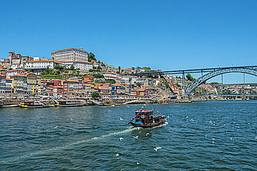 葡萄牙,波尔图,河,雷贝洛,渡船