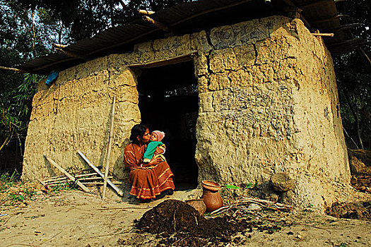 母子,孟加拉,十一月,2006年