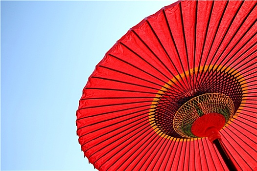 日本,红色,伞