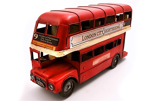 红色,双层巴士,玩具