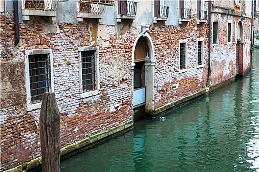 美女,风景,威尼斯城,意大利,运河