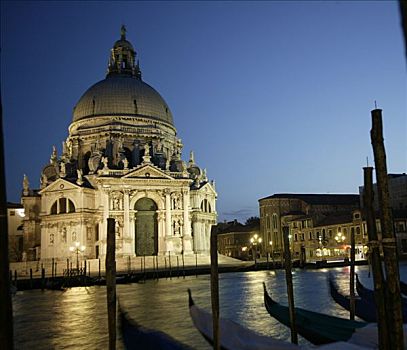 大教堂,圣马利亚,行礼,大运河,威尼斯,意大利,威尼托