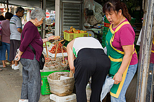 蔬菜,商店,市场,香港