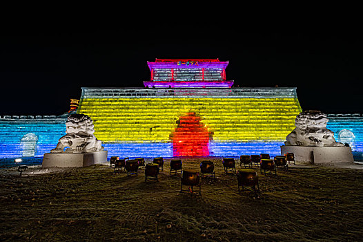 第五届中国长春冰雪新天地夜景