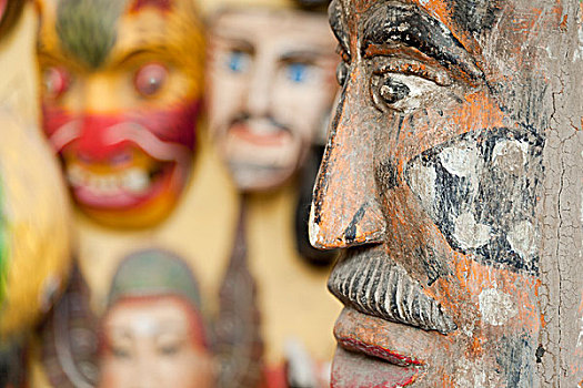 墨西哥,瓜纳华托,传统,面具