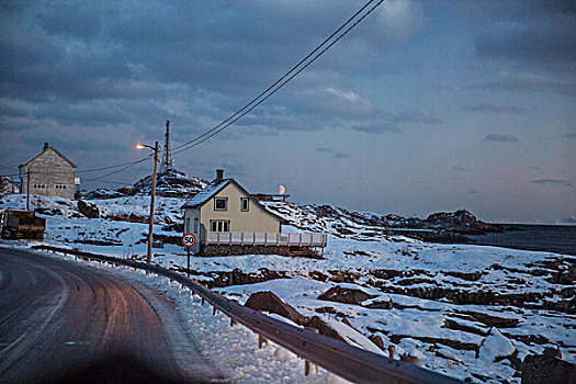 挪威北极村庄