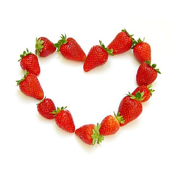 草莓,心形