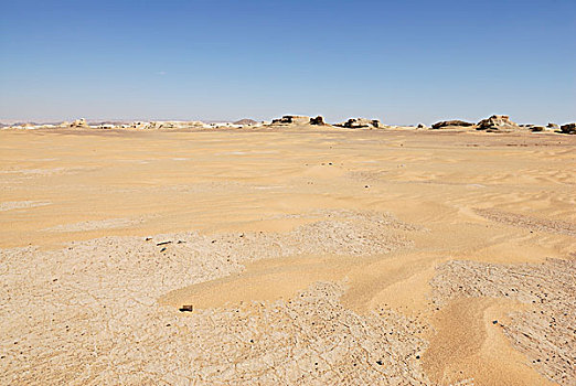 荒芜,风景,沙子,达赫拉,绿洲,哈尔嘎,利比亚沙漠,西部,撒哈拉沙漠,埃及,非洲