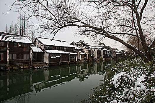 乌镇雪景