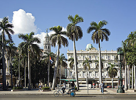 风景,酒店,哈瓦那老城,哈瓦那,古巴,加勒比
