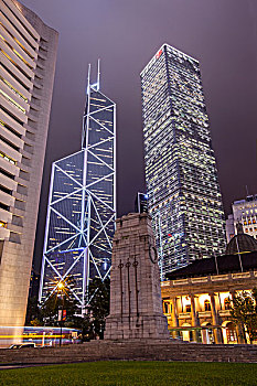 香港和平纪念碑及立法会大楼