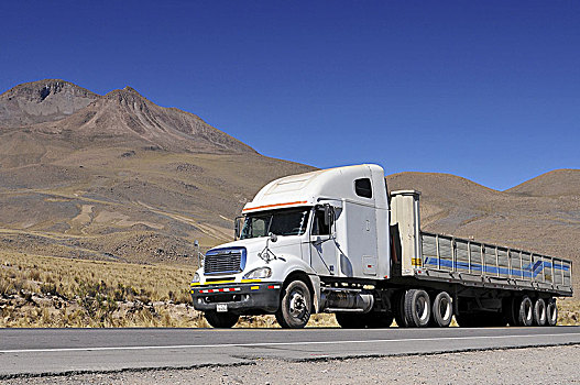 秘鲁,卡车,美洲,公路