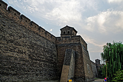 山西平遥古城城墙