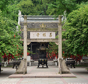 中国江苏省无锡市宜兴市善卷洞风景区善权寺