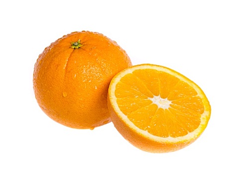 橙色,白色背景,背景