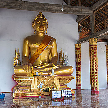 佛像,庙宇,琅勃拉邦,老挝
