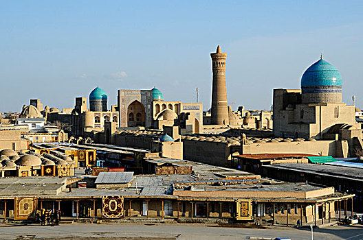 乌兹别克斯坦,布哈拉,清真寺,要塞