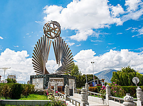 西藏雕塑纪念性标志