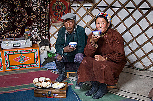 游牧,女人,丈夫,蒙古包