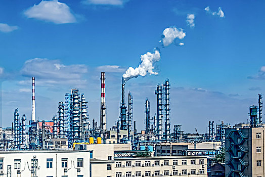 辽宁省盖州市工业能源建筑景观