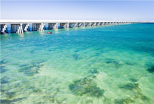 公路桥,连接,佛罗里达礁岛群,佛罗里达,美国
