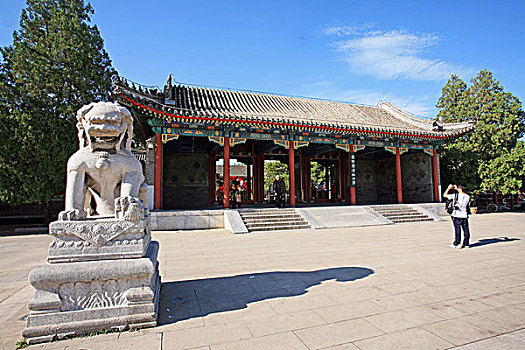 石狮,圆明园,北京